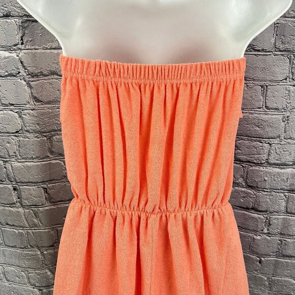 VTG Gloria's Fashions Terry Cloth Tube Top Romper Cover Up Shorts L 80s Beach - Picture 10 of 10